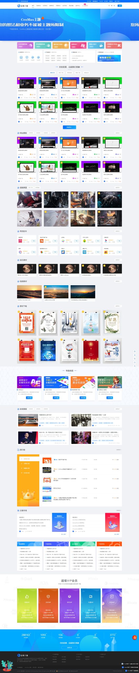 总裁主题CeoMax v3.9.1破解版-WordPress主题 全网首发 站长亲测插图