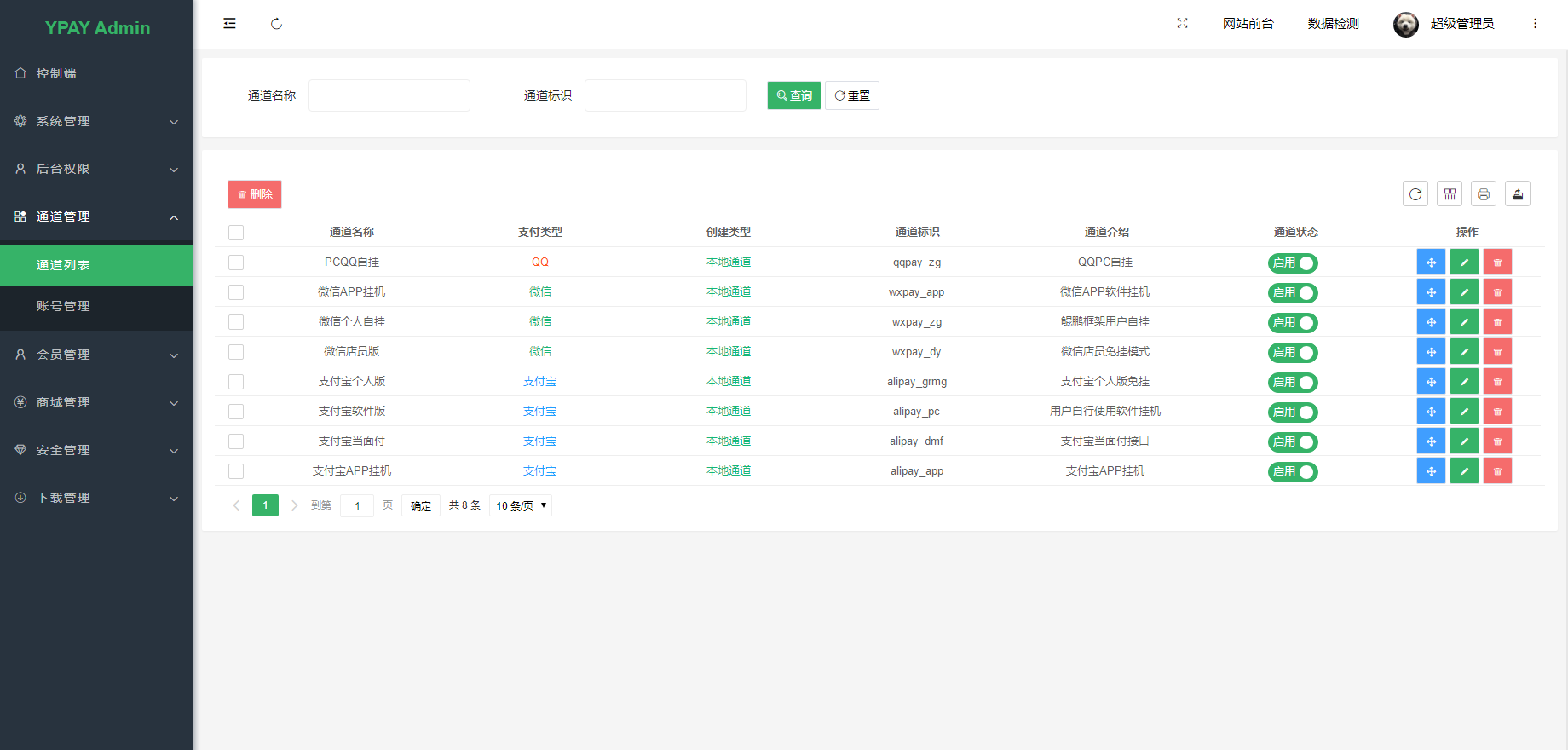 最新源支付系统源码 V7版全开源 免授权 附搭建教程插图6